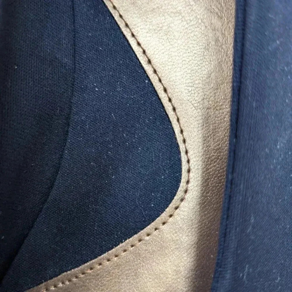 Predictions Pointed Toe Slip ons Low Wedge Women's Black Size 11W - Picture 5 of 11